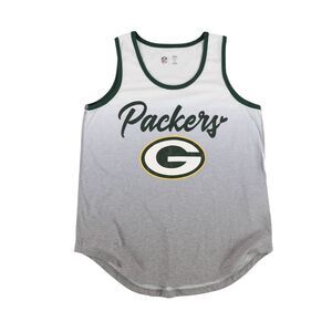 NFL Womens Green Bay Packers Tank Top, Grey, NWT